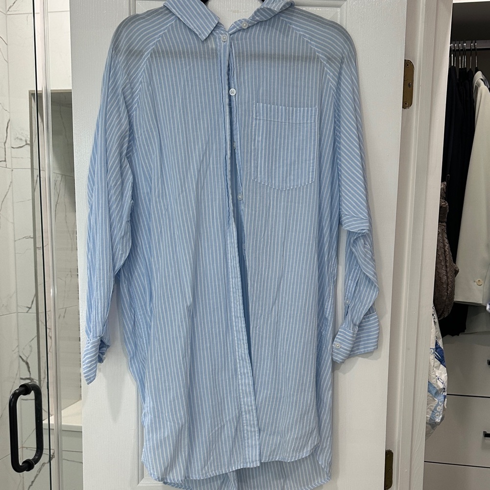 Light Blue Striped Shirt